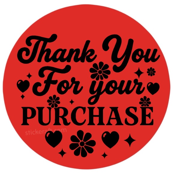 Thank You for Your Purchase Stickers – 2" Round Labels for Packaging – 100 PCS - Picture 8 of 15